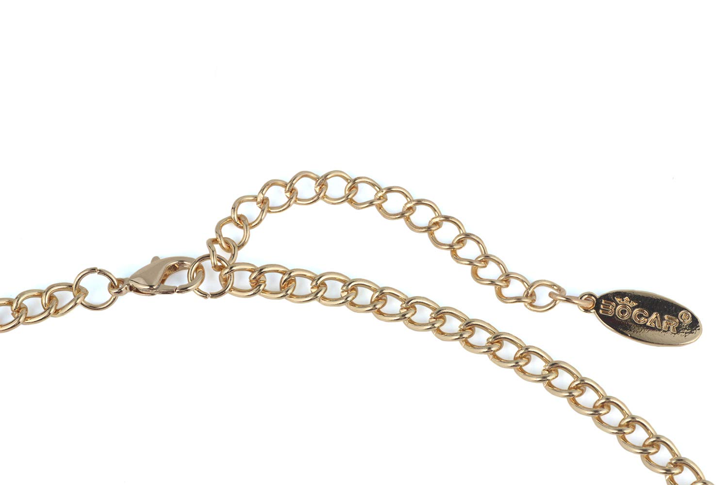 Bocar 3 Layer Beaded Statement Necklace for Women - 24.5