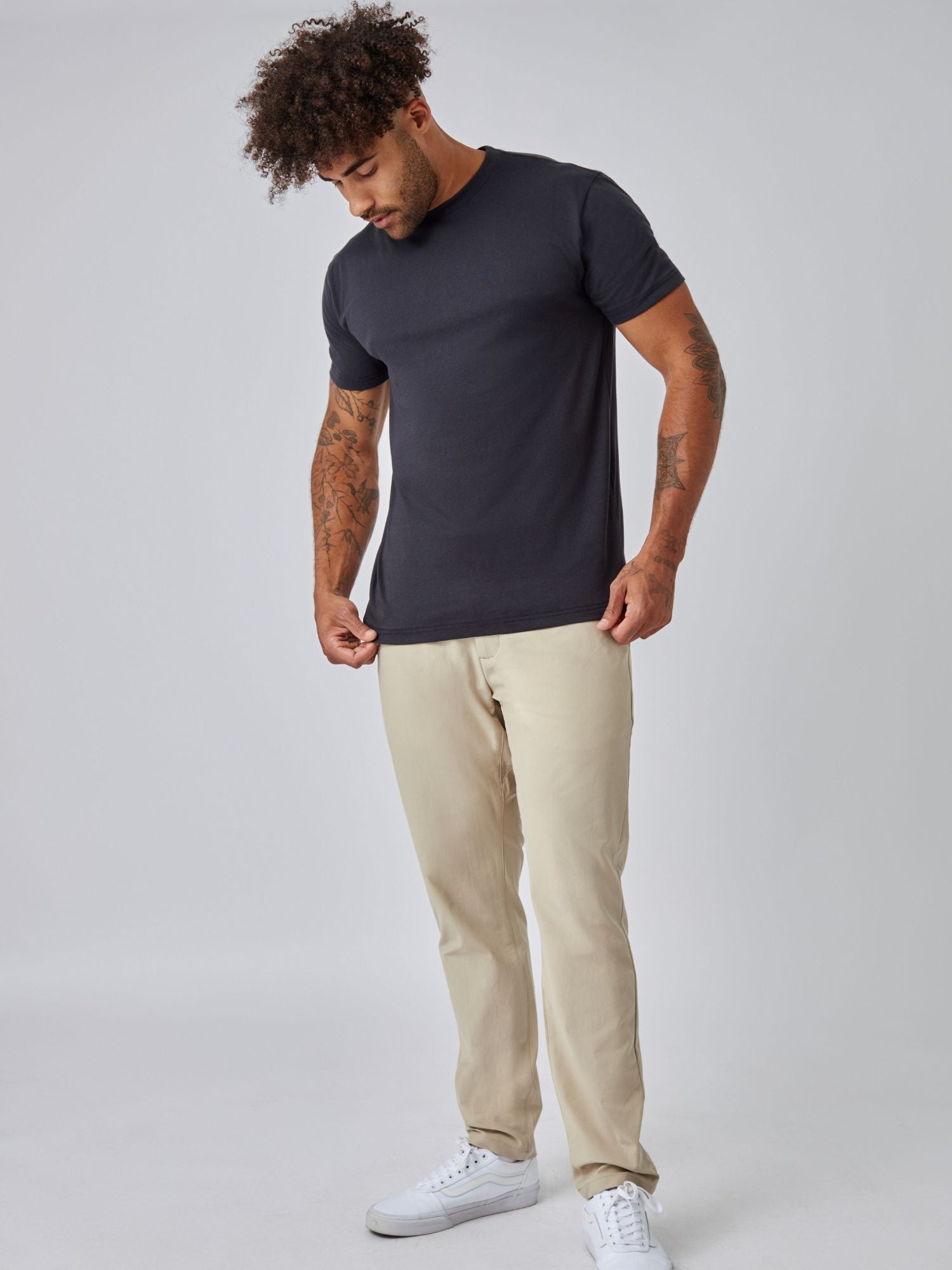 Anchor Crew Neck T-Shirt for Men - Classic Cotton Tee for Casual Wear & Everyday Outfits | Final Sale
