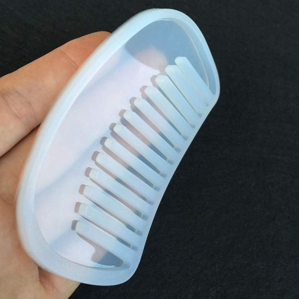 SUPVOX 8pcs Silicone Comb Molds for Resin Epoxy Casting - DIY Hair Comb Making Kit for Crafting, Jewelry Making, and Unique Gift Creation (Perfect for Home Decor & Handmade Accessories)