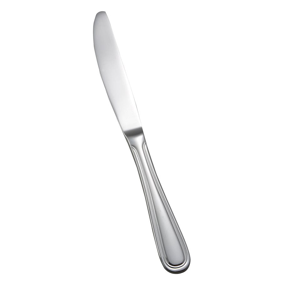 Winco Shangarila Stainless Steel Dinner Knife Set - 12-Piece Elegant Cutlery for Fine Dining, Restaurants & Home Entertaining