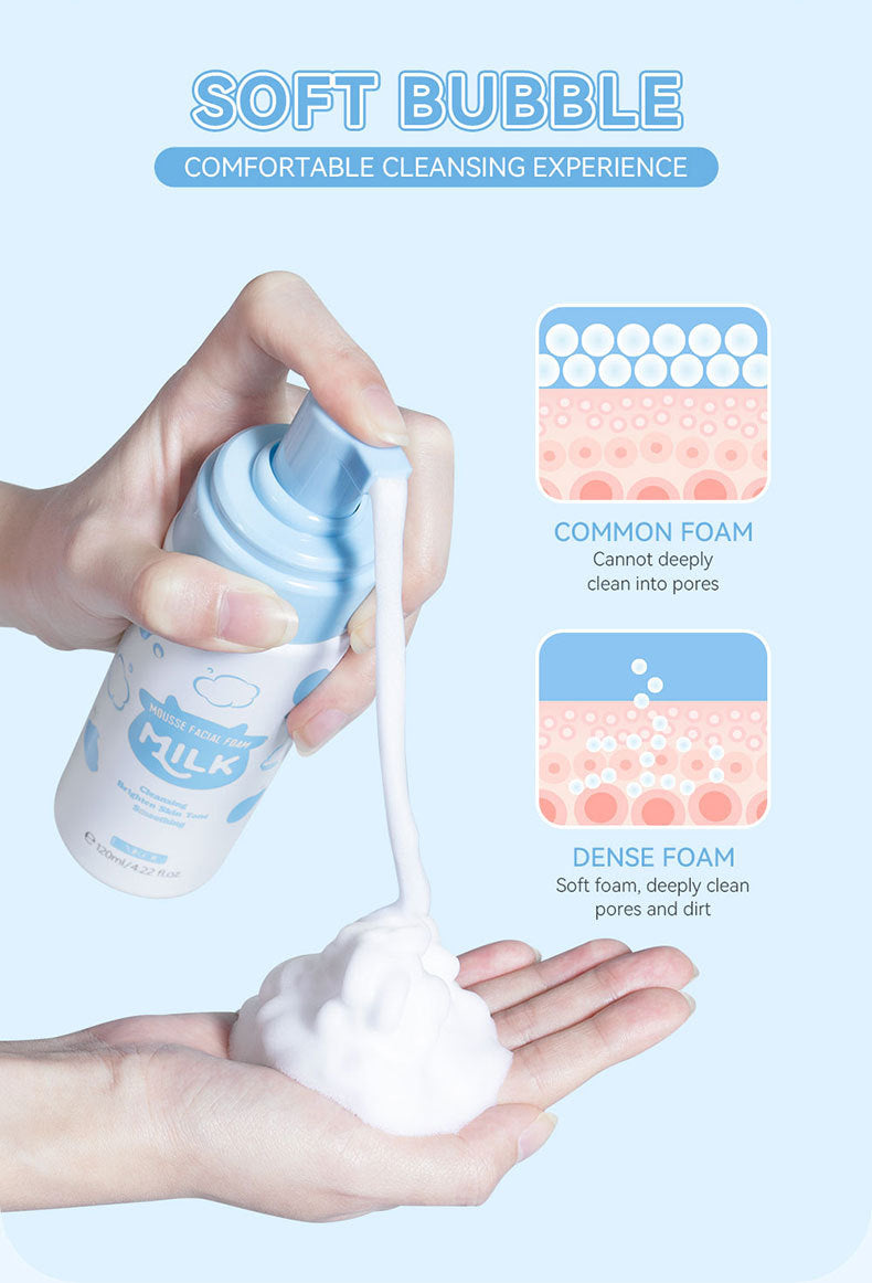 120ml Deep Pore Cleanser for Face - Blackhead Remover & Oil Control Skincare - Perfect for Daily Cleansing & Acne-Prone Skin