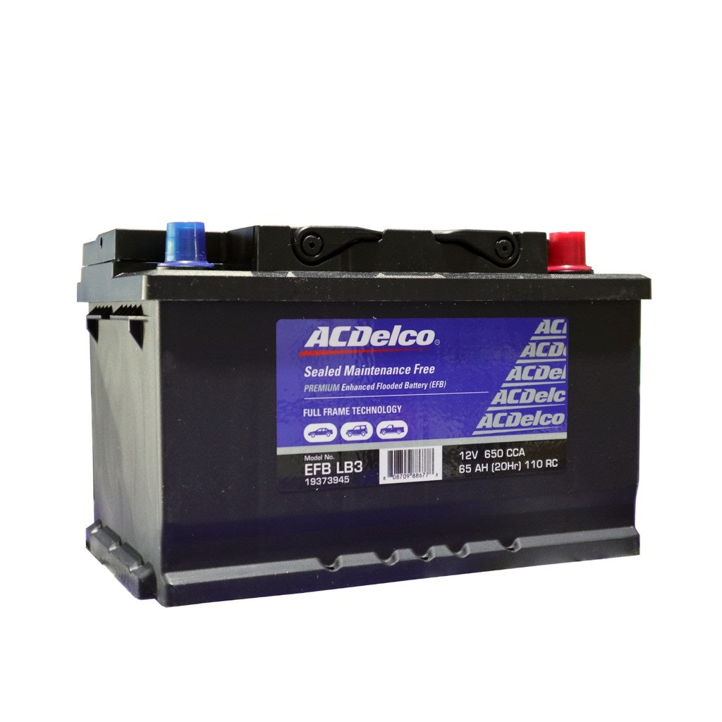 ACDelco EFB Battery - DIN66 (BCI 40R / DIN T6 / LB3) - Enhanced Flooded Battery for Cars, SUVs & Trucks - Reliable Starting Power & Durability - Perfect for Daily Commuting & Long Road Trips