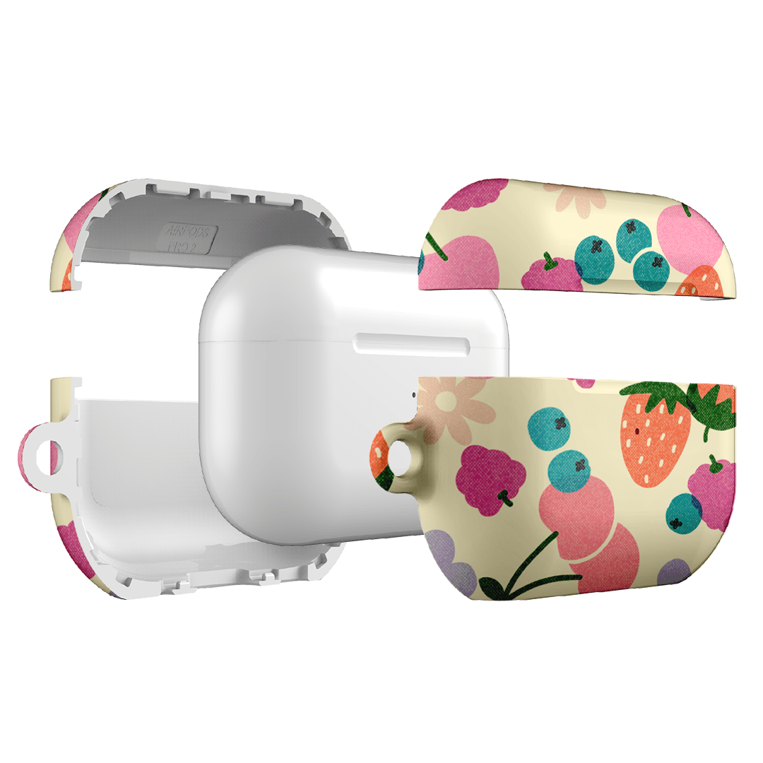 Premium AirPods Pro Case with Fruit Bowl Design - Durable Protective Cover for Apple AirPods Pro - Perfect for Travel, Work & Daily Use