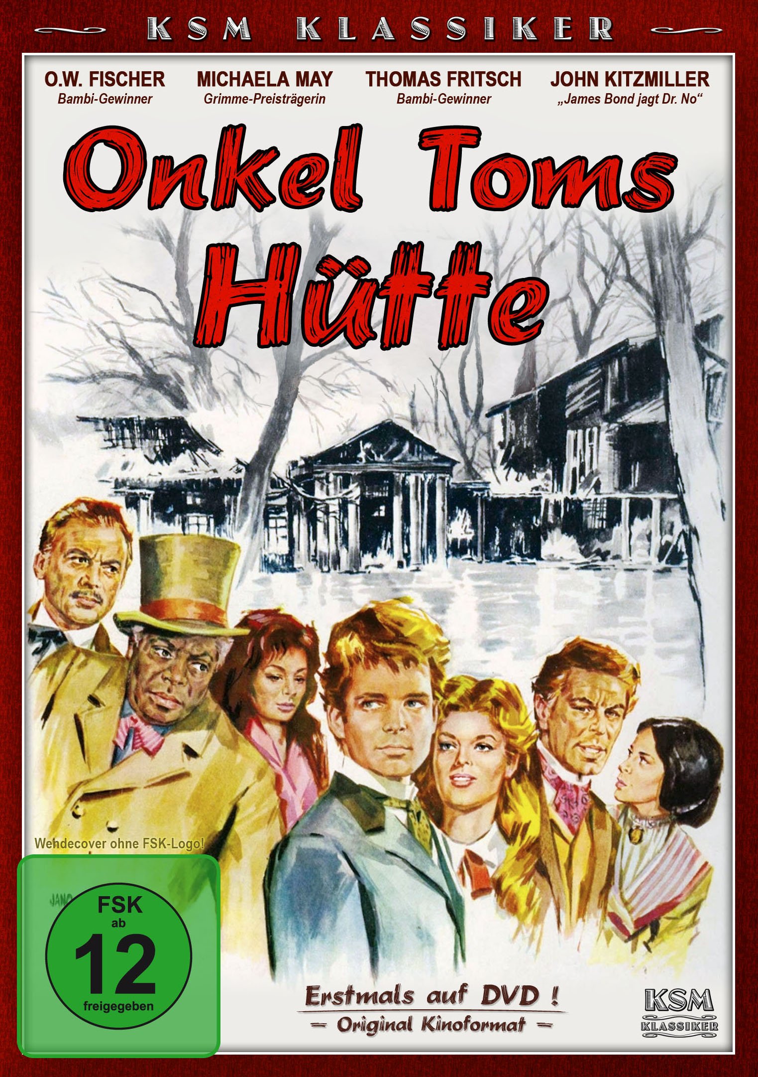 Uncle Tom's Cabin DVD (1965) - Classic Movie Adaptation for Home Entertainment & Historical Drama Lovers