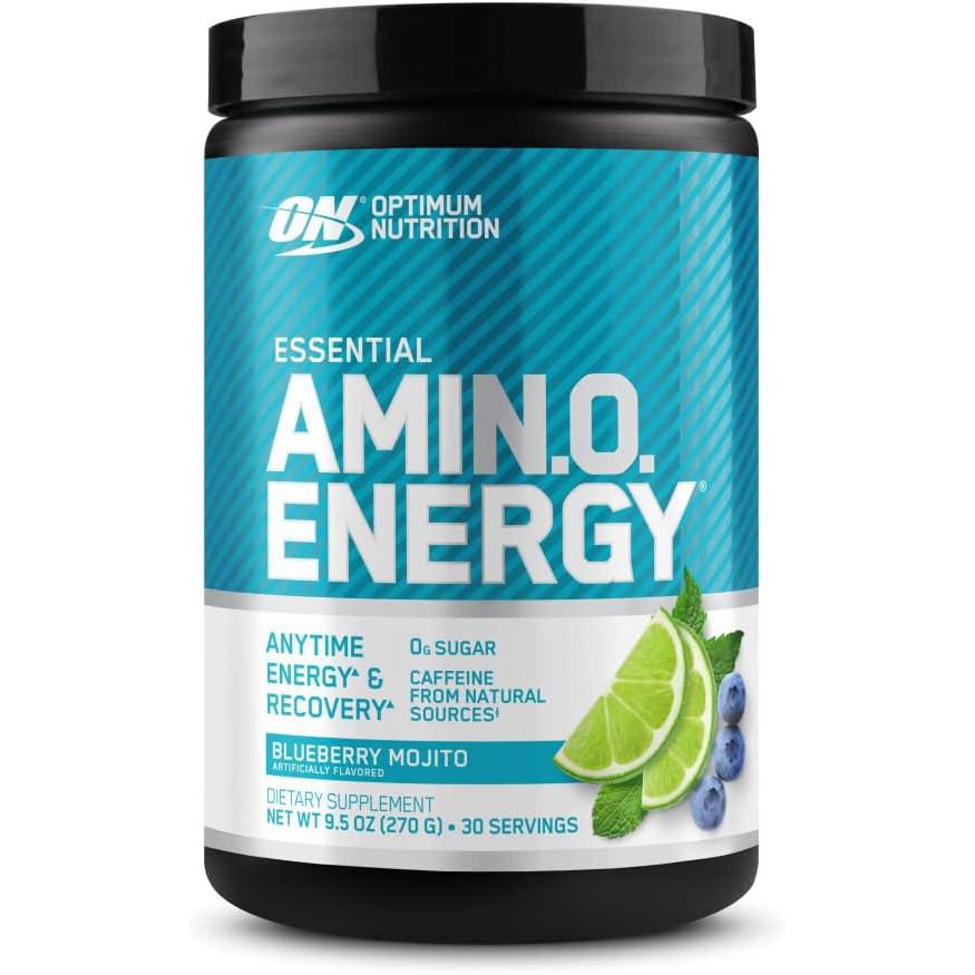 Optimum Nutrition Essential AMIN.O. Energy - Pre Workout Powder with Amino Acids for Muscle Recovery & Endurance - Boost Energy & Performance for Gym, Running & Fitness Training