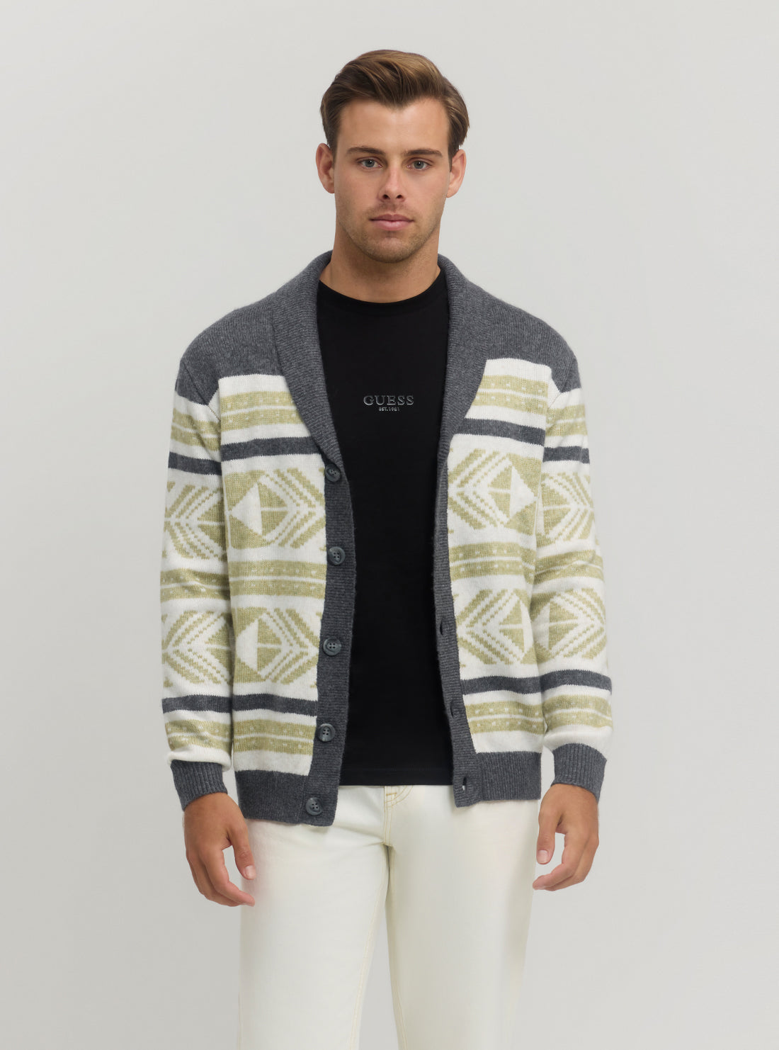 Grey Efrem Knit Cardigan for Women - Soft & Cozy Sweater for Fall & Winter - Perfect for Casual Outfits, Office Wear & Layering