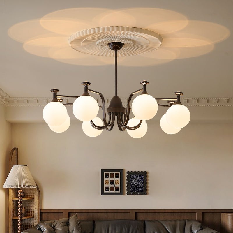 Isolde Crystal Chandelier - Elegant Modern Ceiling Light Fixture for Dining Room, Living Room & Bedroom | Dimmable LED Lighting for Home Decor