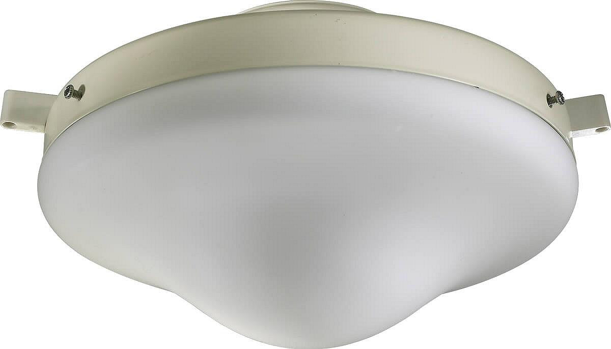 10W LED Ceiling Fan Light Kit - Antique White Finish - Energy Efficient Indoor/Outdoor Lighting for Patio, Porch, and Bedroom