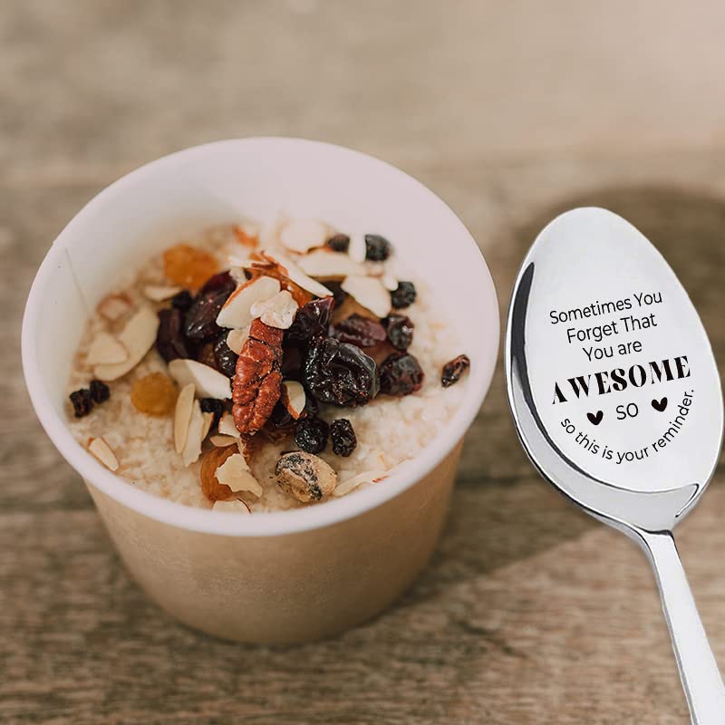 Funny Inspirational Spoon Gift for Women & Men - 