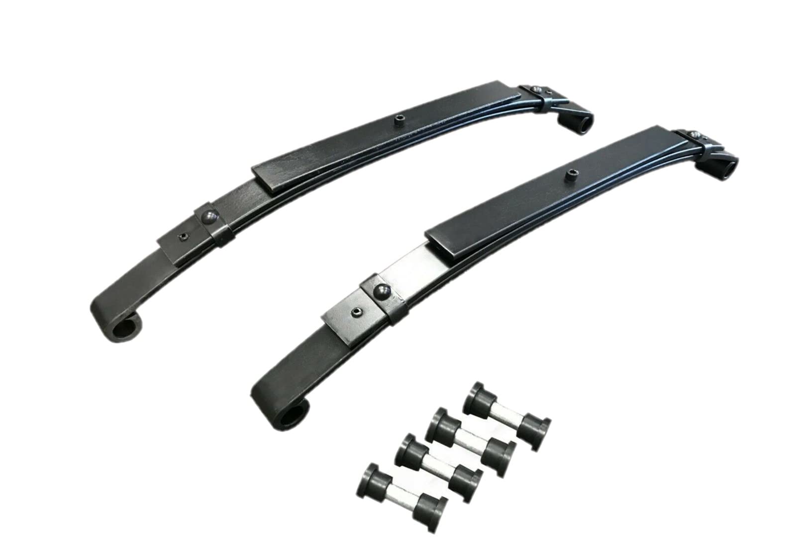 Heavy Duty Rear Leaf Springs for Club Car DS Golf Cart 1982+ (3 Leafs/Set of 2) - Durable Suspension Replacement Parts for Smooth Ride on Golf Courses & Off-Road Terrain