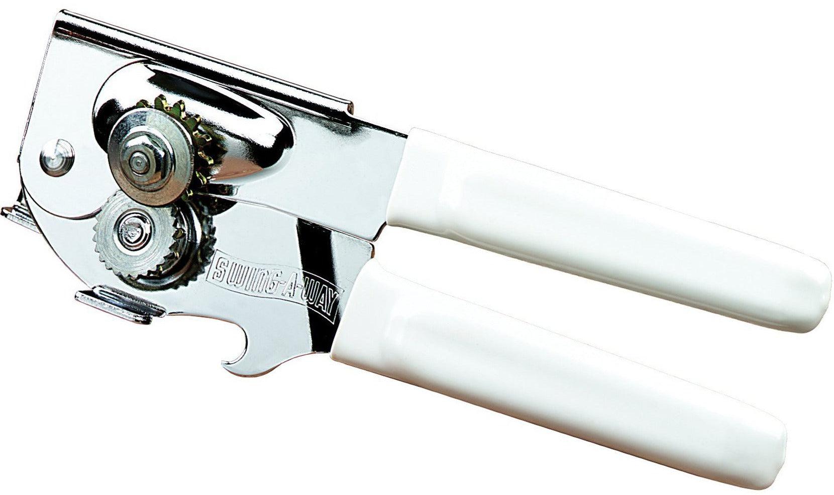 Premium Swing-A-Way Can Opener - Heavy Duty Manual Kitchen Tool for Effortless Can Opening - Ideal for Home, Camping & Emergency Preparedness