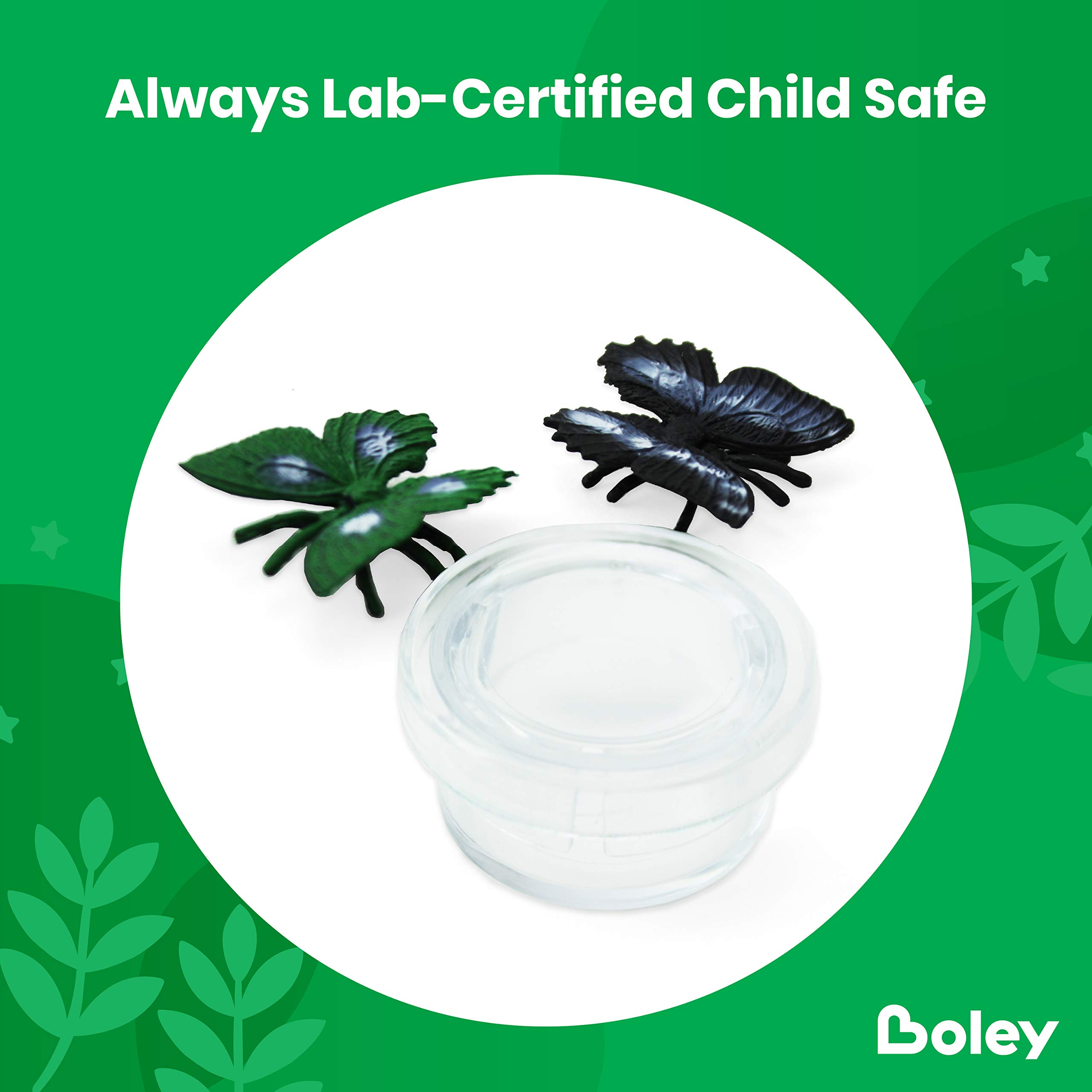 Boley My First Microscope Kit for Kids - STEM Educational Science Toy with Binocular Viewer & Butterfly Specimens - Beginner Microscope Set for Toddlers & Preschoolers - Perfect for Home Learning, Classroom Science Activities & Birthday Gifts