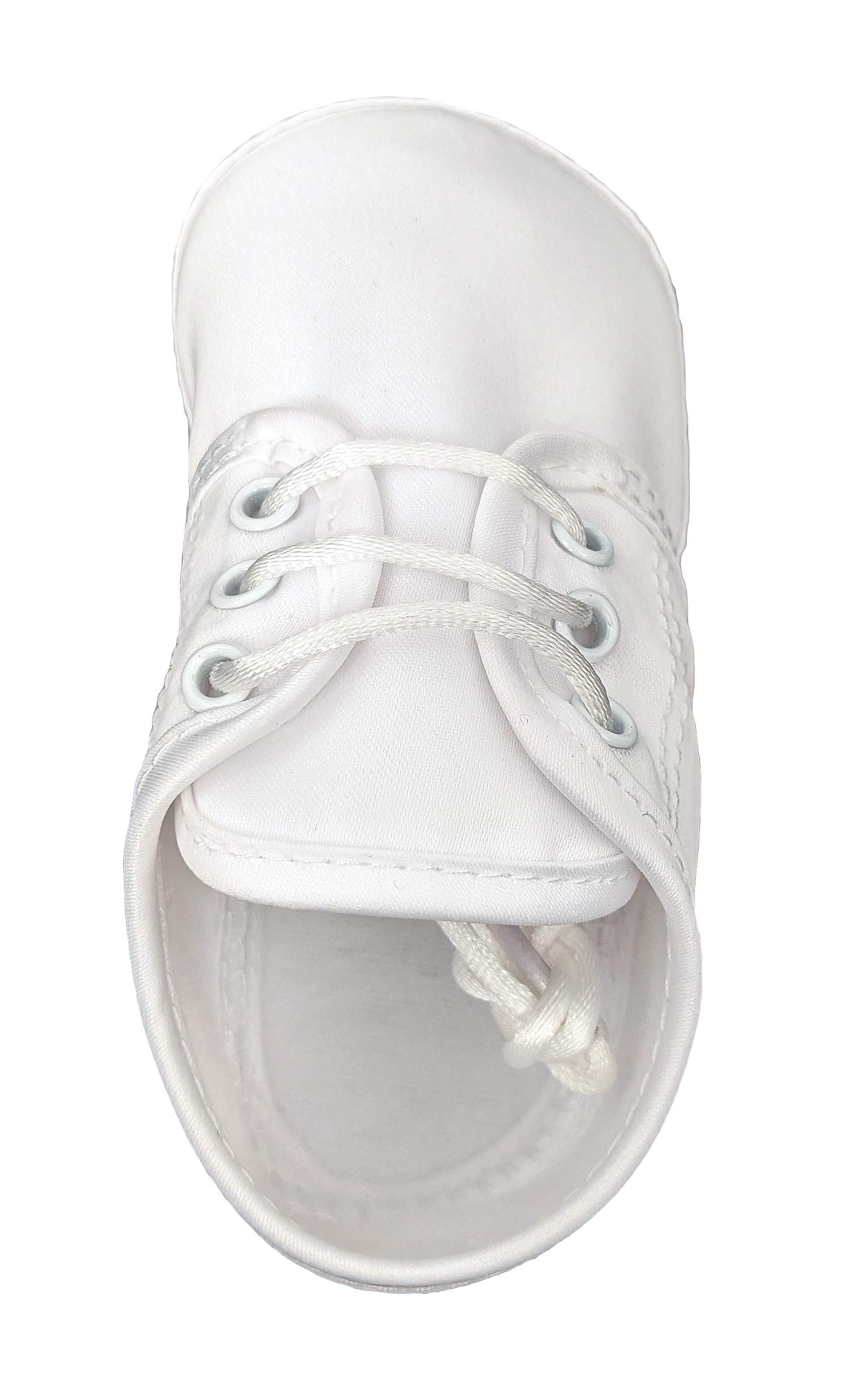 Baby Boys Satin Oxford Shoes - Formal Dress Shoes for Toddlers & Infants - Perfect for Weddings, Church, and Special Occasions