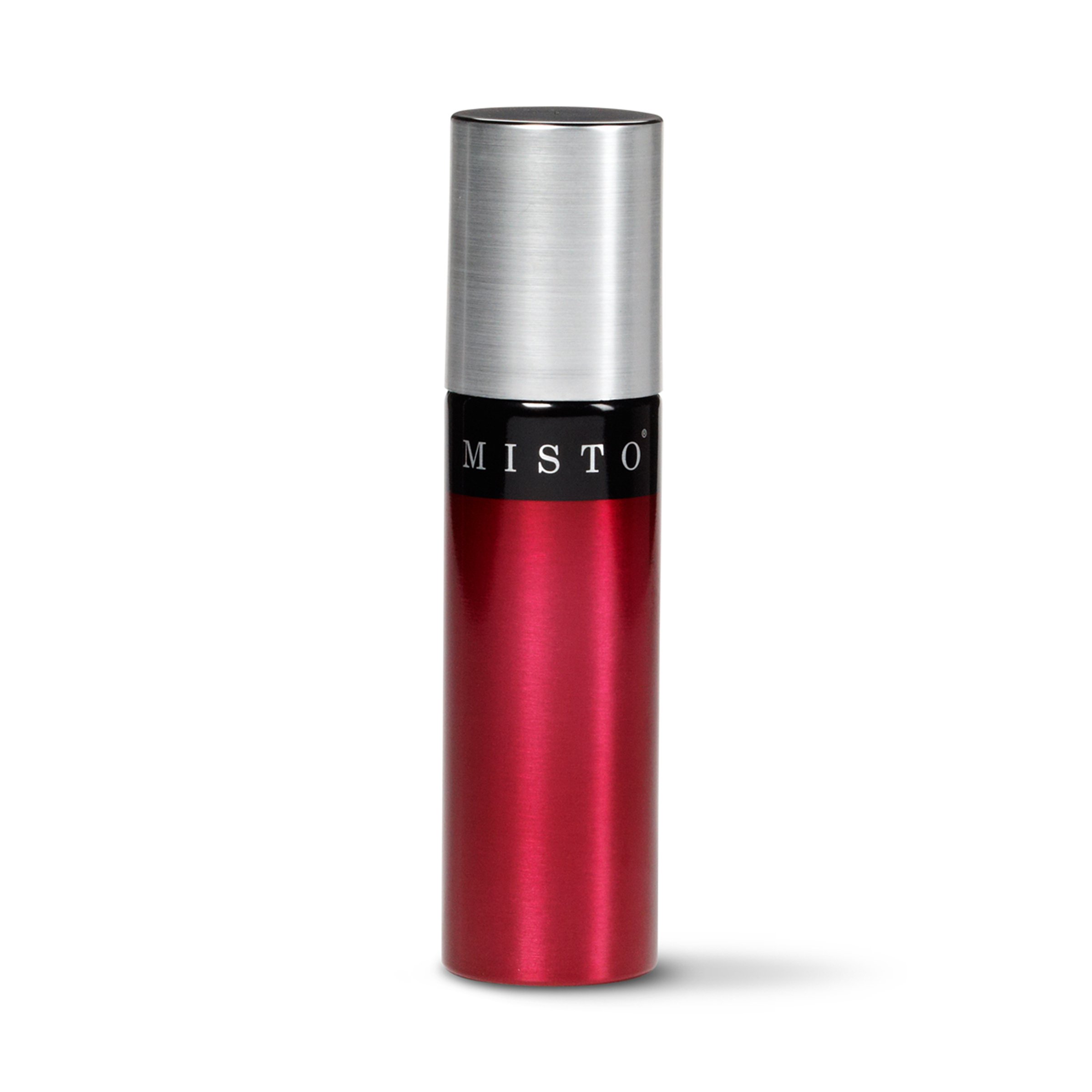 Misto Aluminum Olive Oil Sprayer - Kitchen Cooking Oil Dispenser for Healthy Eating, Baking, Grilling & Salad Dressing (Tomato Red)