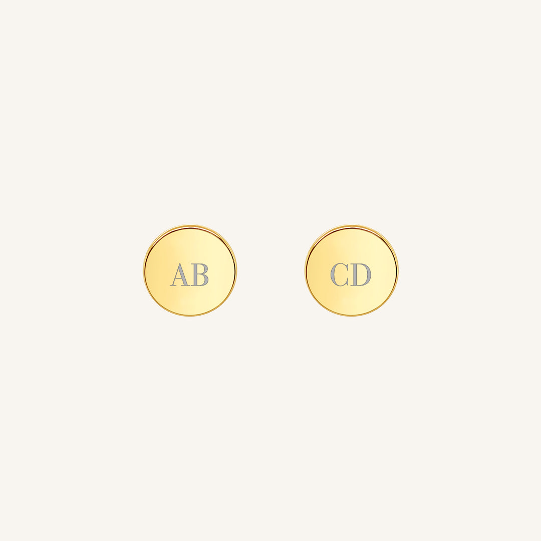 Personalized Initial Stud Earrings for Women - Custom Monogram Jewelry Gift for Her - Perfect for Everyday Wear, Birthdays & Special Occasions