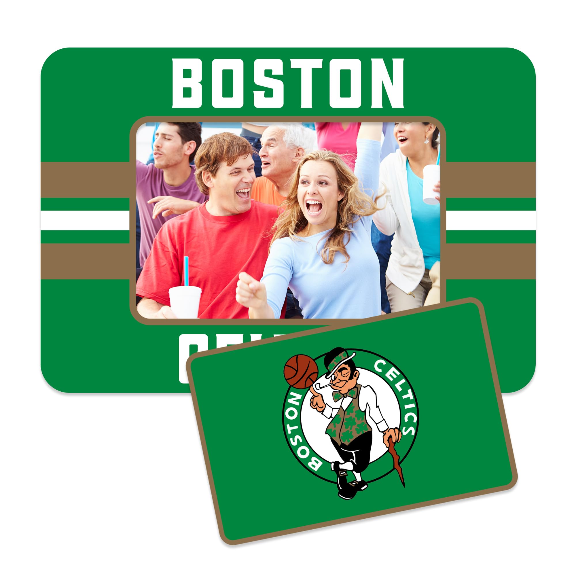 NBA Basketball Stripes Magnetic Picture Frame & Magnet Set (5