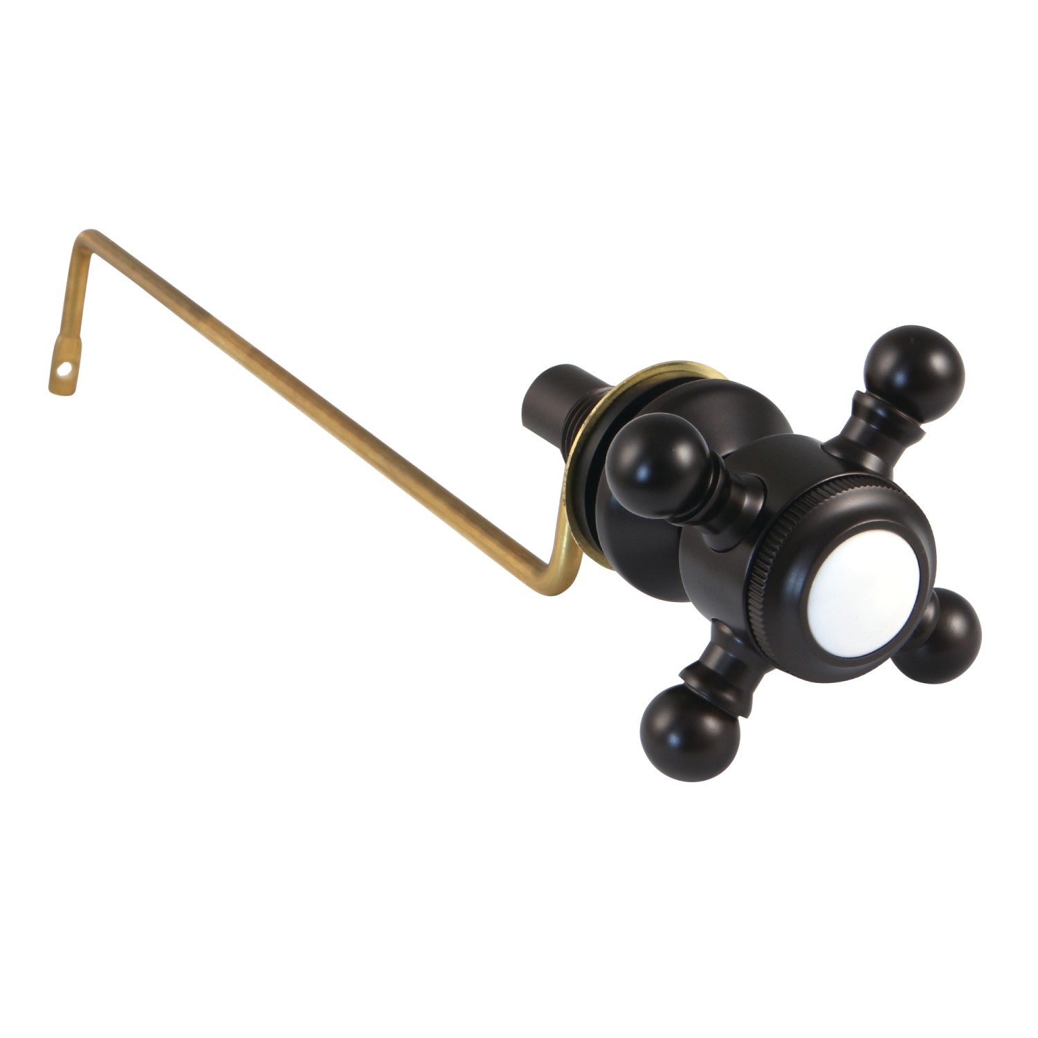 Buckingham KTBXS5 Side Mount Toilet Tank Lever in Oil Rubbed Bronze - Durable Brass Replacement Handle for Bathroom Toilet Repair and Upgrade