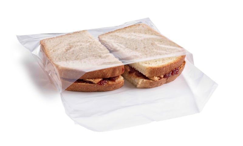 Glad Sandwich Bags, Family Size 250 Count (Pack of 3) | 6.5