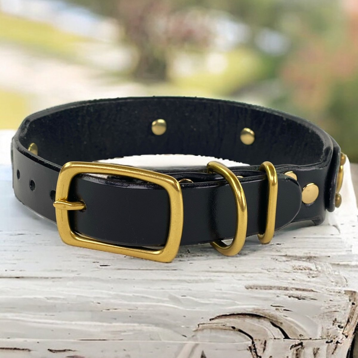 Custom Engraved Leather Dog Collar with Name - Personalized Pet Collar for Small Medium Large Dogs - Durable Adjustable Puppy Collar for Daily Walks, Training & Gifts