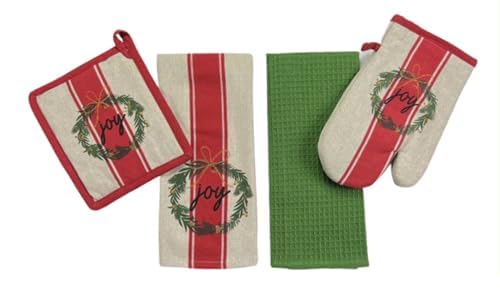 Joy Wreath Stripe