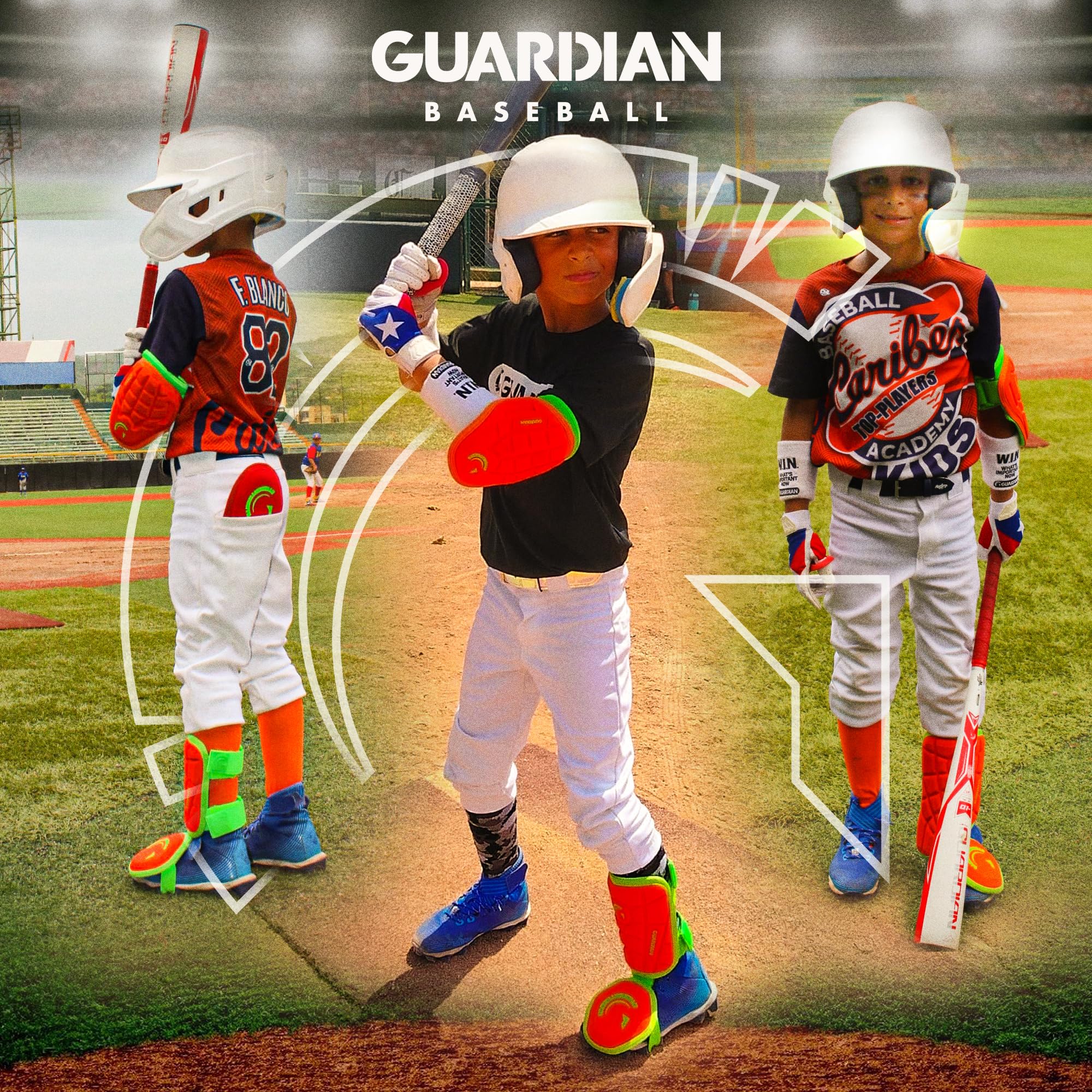 Youth Baseball Elbow & Leg Guards - Protective Gear for Sports Training