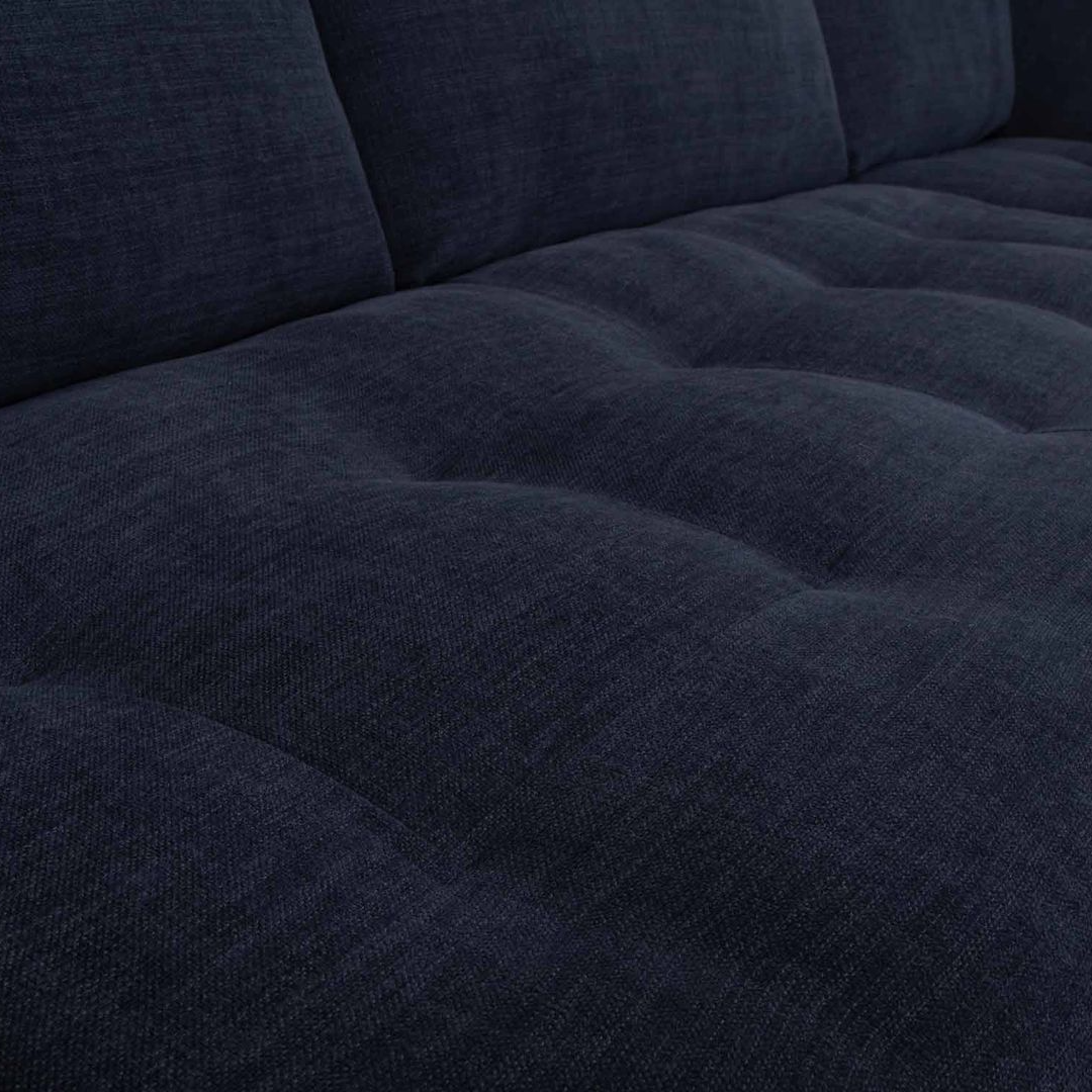 Modern Neptune Sectional Sofa - Comfortable L-Shaped Couch with Reversible Chaise for Living Room, Family Room & Home Theater - Soft Fabric Upholstery & Sturdy Wooden Frame