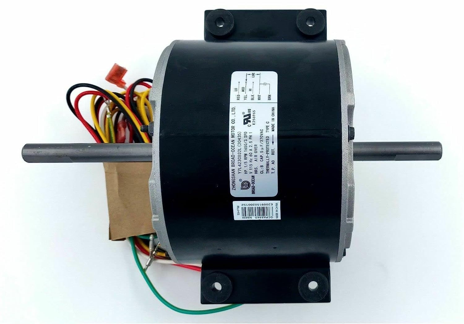 Broad Ocean AC Condenser Fan Motor Replacement for Brisk Air II - High Performance Cooling Solution for Home & Commercial HVAC Systems