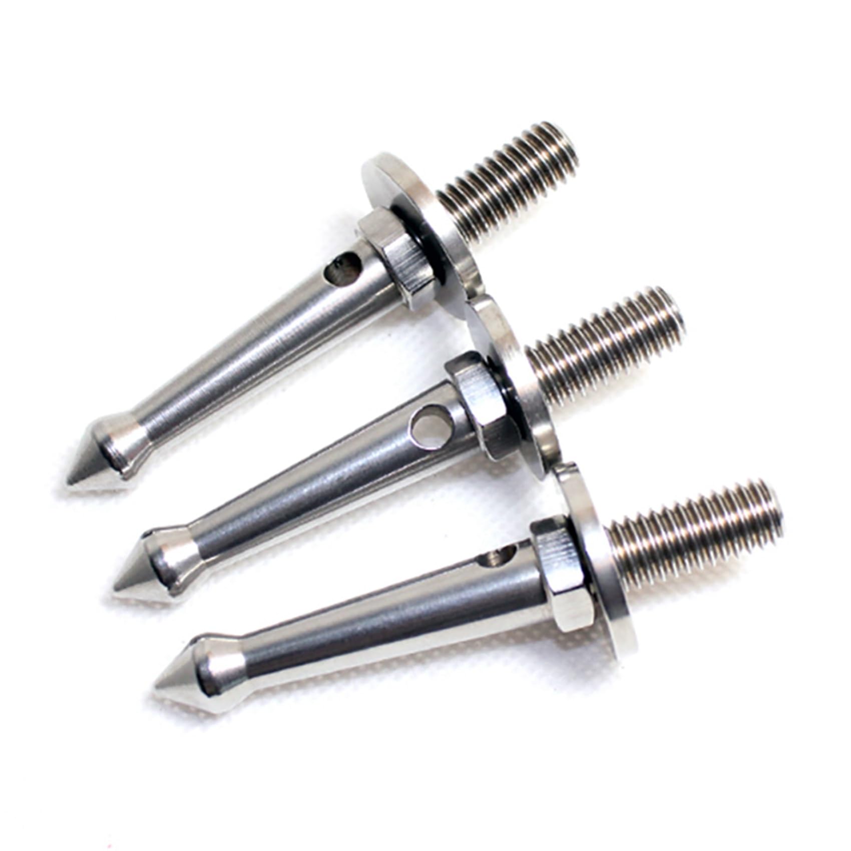 Zunedhys 9Pcs Stainless Steel 3/8 Inch Tripod Foot Spikes - Heavy Duty Camera Tripod Accessories for Soft/Loose Terrain - Perfect for Outdoor Photography, Hunting & Hiking