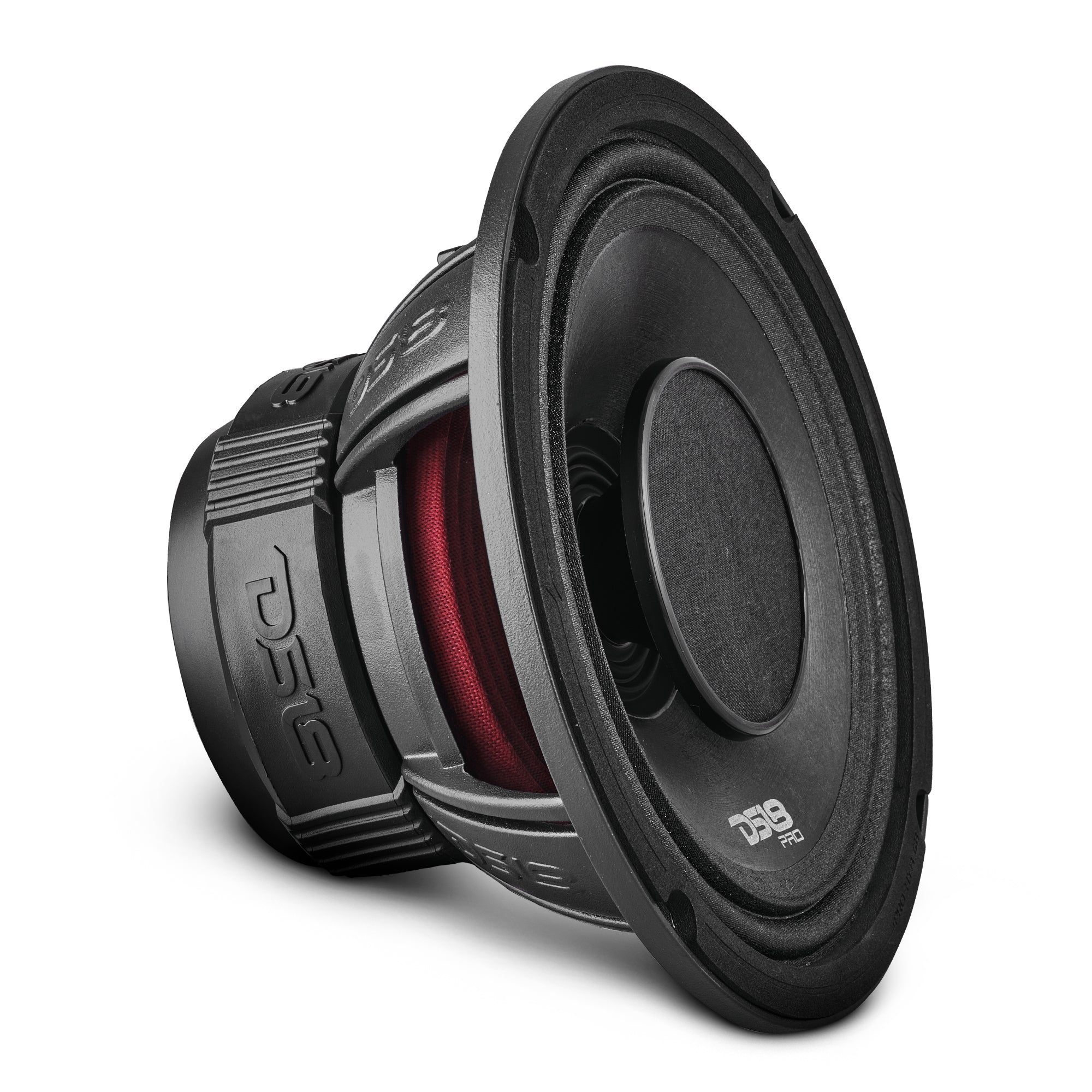 PRO 8 Coaxial Hybrid Mid-Range Water-Resistant Speaker with Built-in Driver - 250W RMS, 4 Ohm - Perfect for Marine, Outdoor & Home Audio Systems