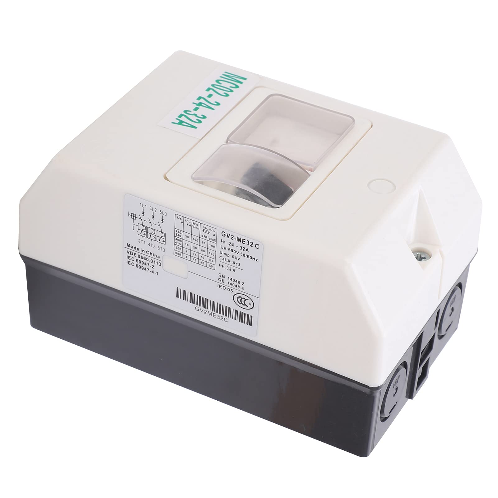Waterproof Motor Circuit Breaker Switch - Industrial Grade Distribution for Motors | Perfect for HVAC, Pumps, and Heavy Machinery Protection
