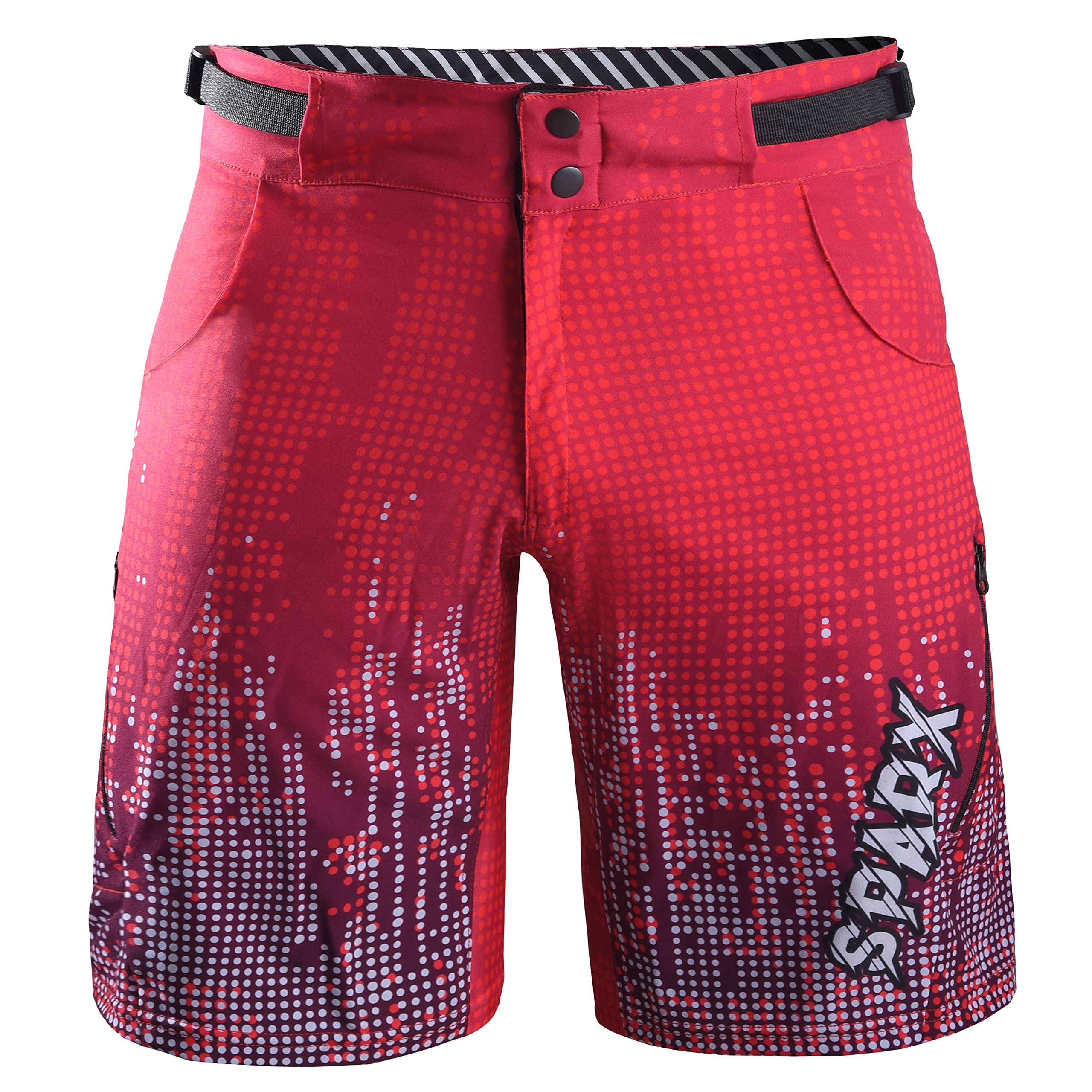 SPARX Men's Mountain Bike Shorts - Padded MTB Cycling Shorts with Stretch & Loose-Fit for Comfortable Biking | Perfect for Trail Riding, Commuting & Outdoor Adventures