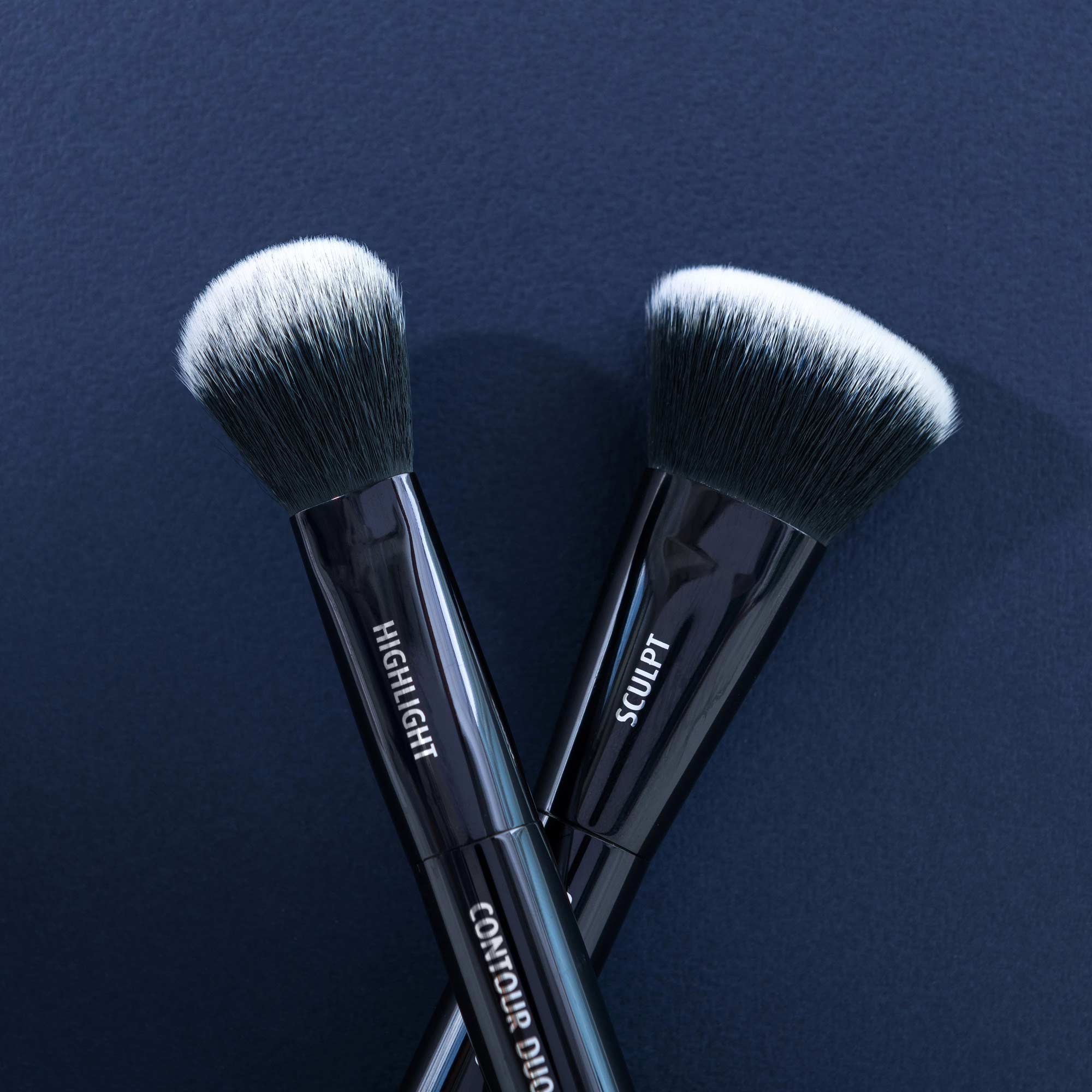 Contour Duo Brush - Dual-Ended Makeup Brush for Blending & Contouring | Perfect for Professional & Everyday Makeup Application