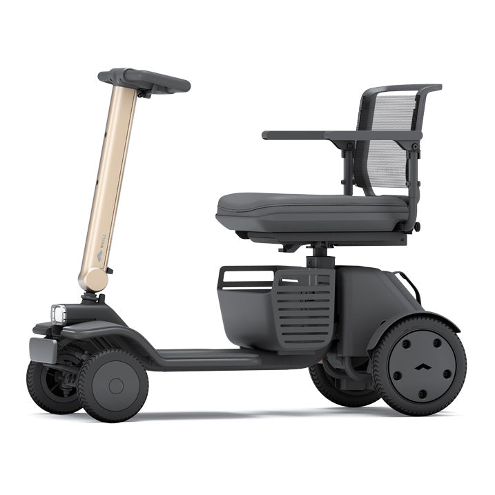 WHILL Model R 4 Wheel Mobility Scooter - Lightweight Electric Wheelchair for Adults & Seniors - Indoor/Outdoor Use for Shopping, Travel & Daily Activities
