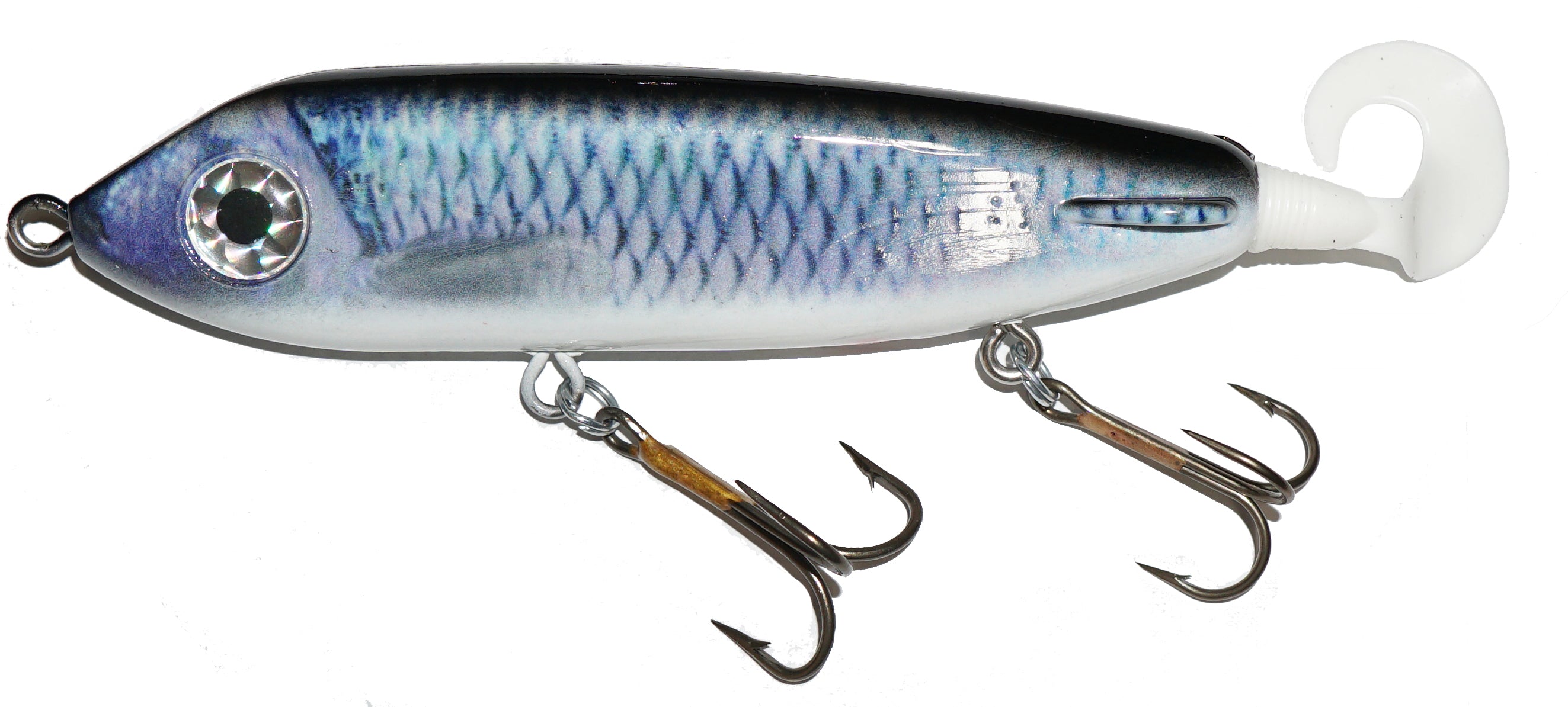 Drifter SQUIRRELY Hellpuppy Glide Bait - Realistic Hellhound Fishing Lure for Bass & Saltwater - Perfect for Topwater Strikes & Night Fishing