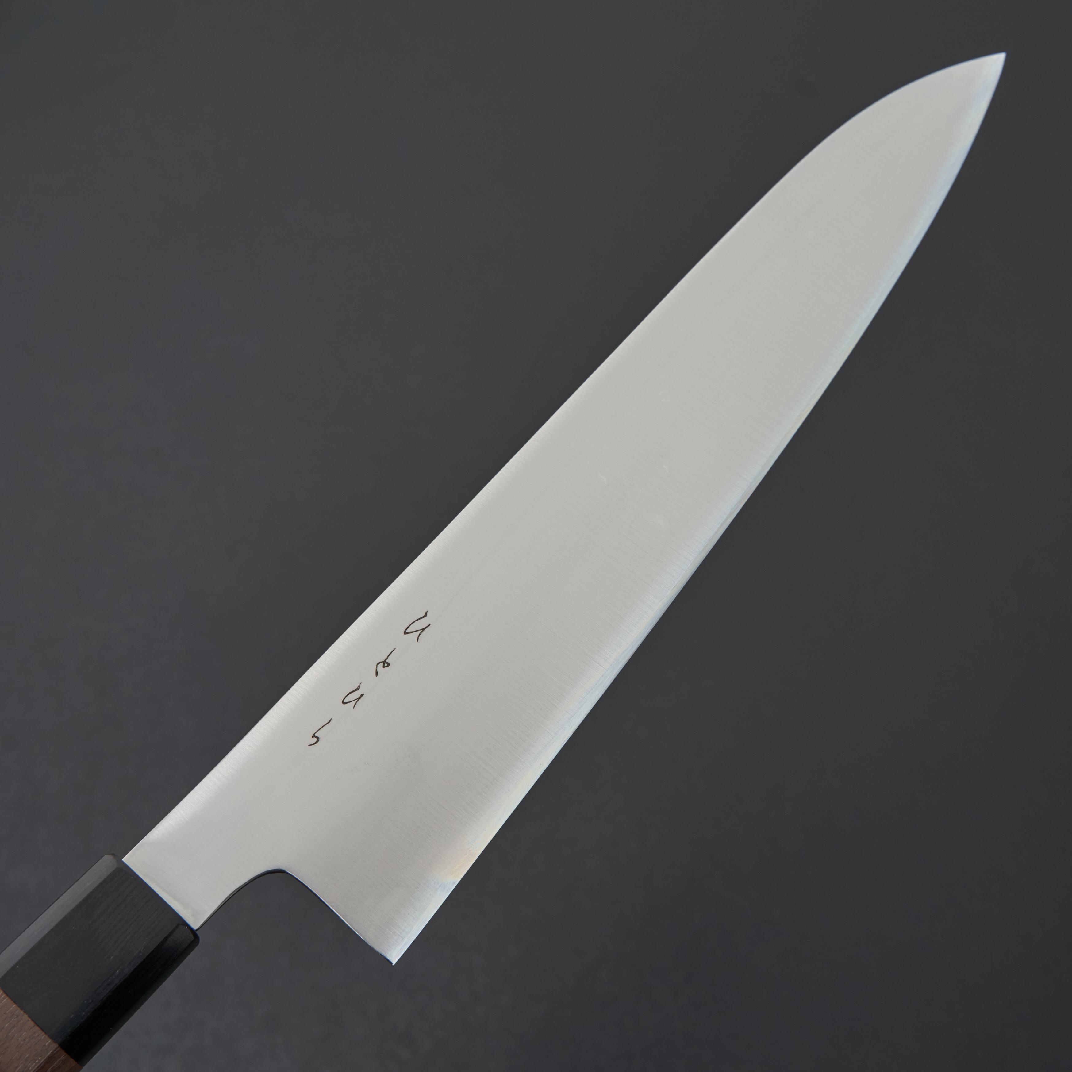 Hitohira KH Stainless Steel Japanese Wa Gyuto Chef Knife 240mm with Walnut Handle - Professional Kitchen Knife for Sushi, Meat Cutting & Precision Cooking