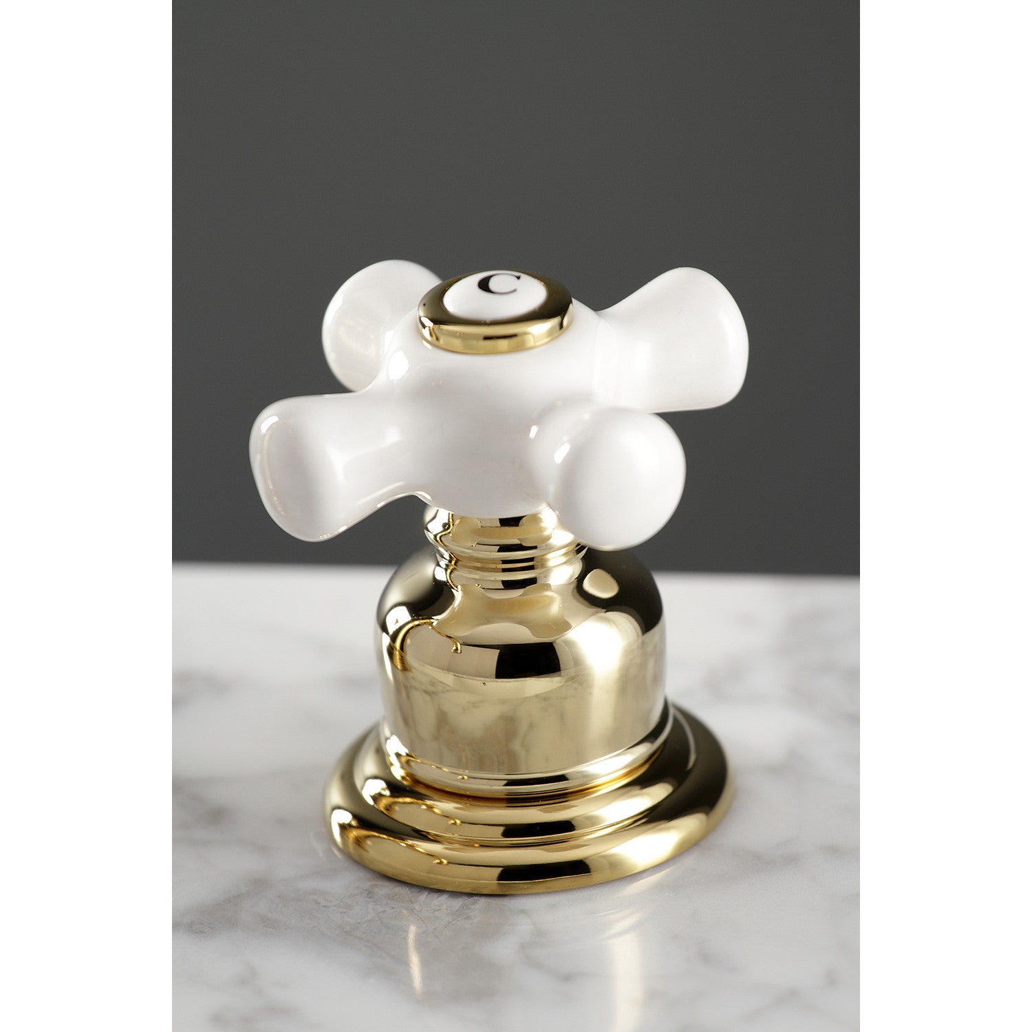 American Classic FSC1972PX 3-Hole Widespread Bathroom Faucet with Pop-Up Drain - Polished Brass Two Handle Deck Mount - Perfect for Modern Bathroom Renovations & Vanity Upgrades