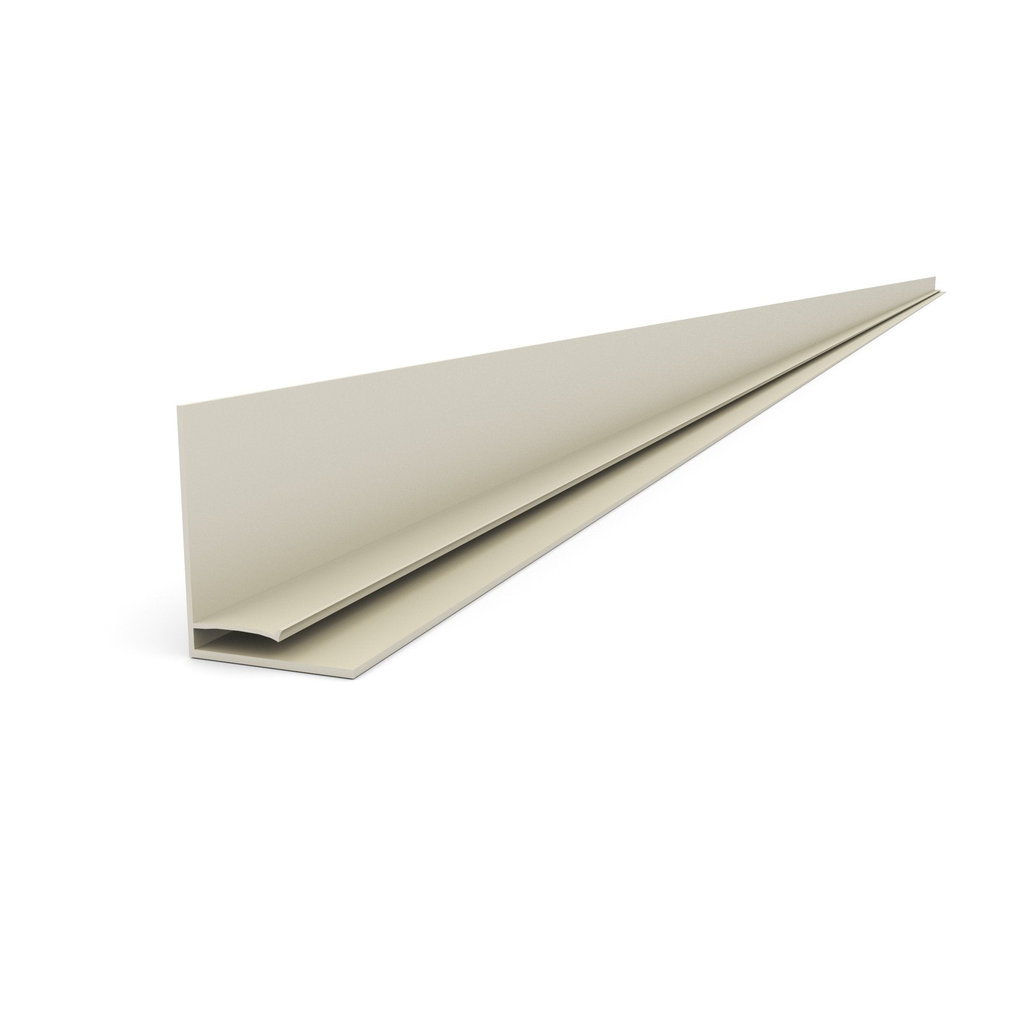 8' PVC L Trim Pack - Durable Plastic Edge Molding for DIY Home Improvement Projects - Perfect for Wall Corners, Countertops, and Cabinet Edges