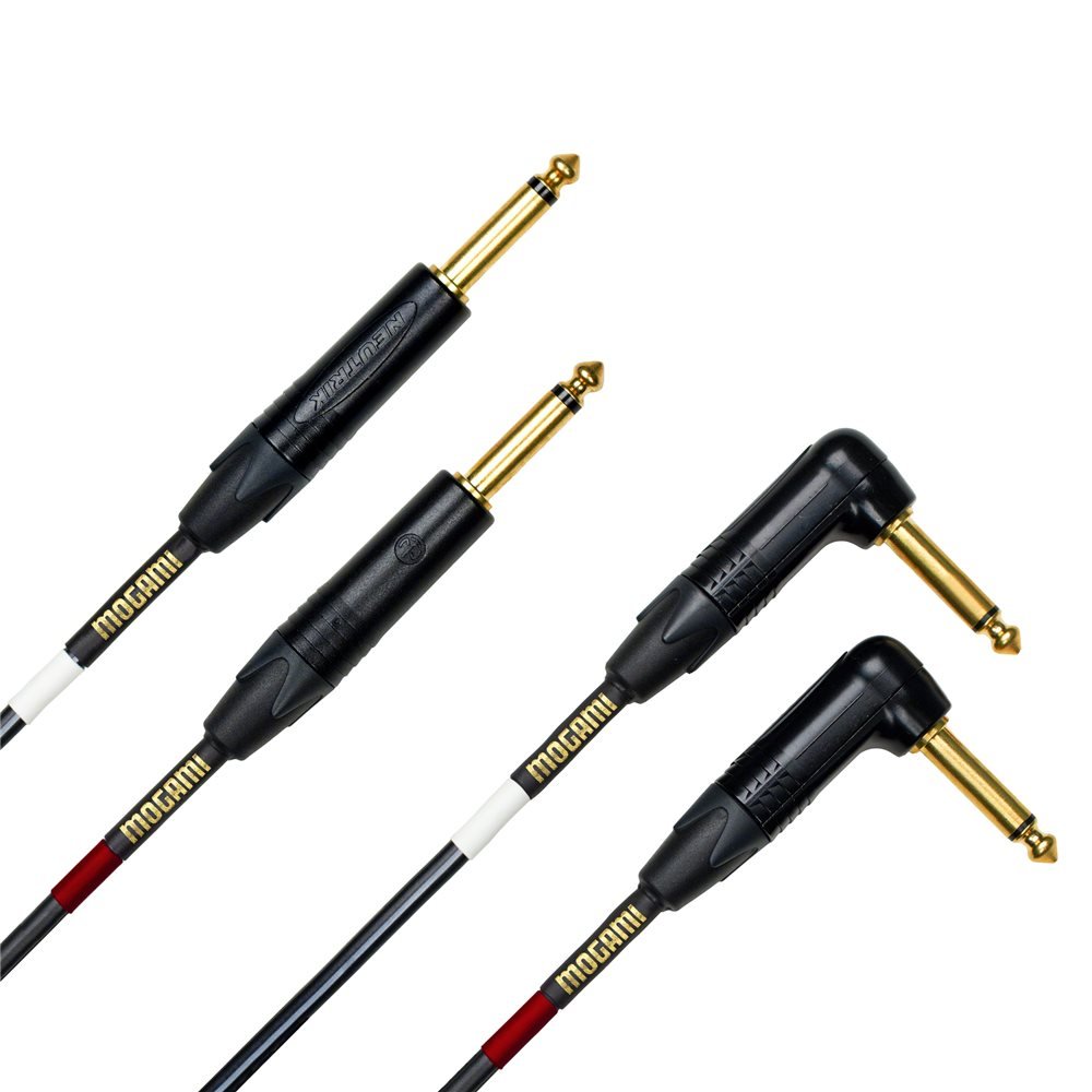 Mogami Gold S-10R 10ft Premium Stereo Instrument Cable with 1/4