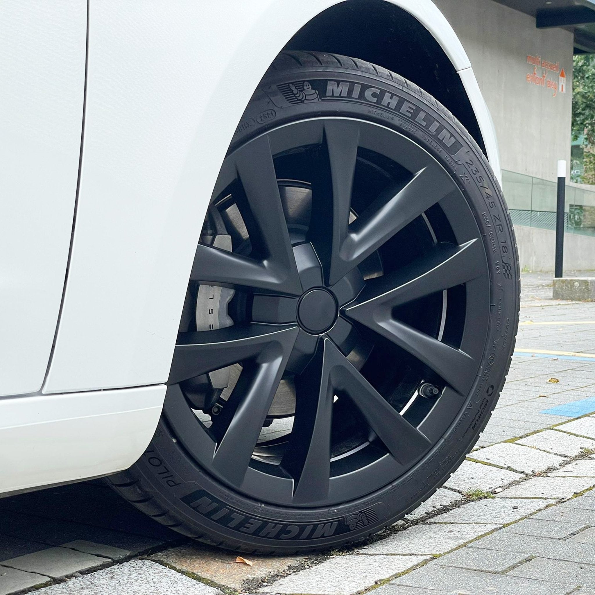 Arachnid Style Wheel Covers for Tesla Model 3 18