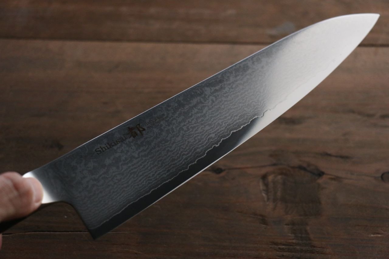 Premium Miyako AUS8 33-Layer Damascus Gyuto Chef Knife 210mm - Japanese Kitchen Knife for Professional Chefs & Home Cooking, Perfect for Slicing, Dicing & Meat Cutting