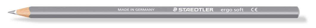 STAEDTLER 12-Pack ErgoSoft Colored Pencils - Light Grey for Sketching & Drawing