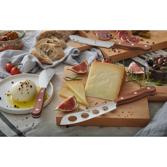 Premium WUSTHOF 3-Piece Plum Wood Charcuterie Board Set - Perfect for Cheese, Charcuterie & Entertaining - Elegant Serving Tray for Parties, Weddings & Gifts
