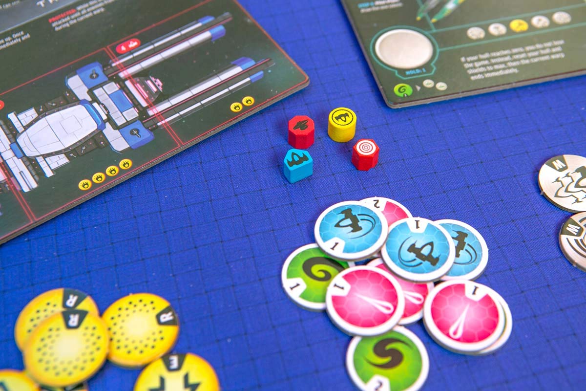 Warp's Edge Solo Bag-Building Game - Epic Space Combat Strategy Board Game for Adults & Teens Ages 10+ by Renegade Game Studios - Perfect for Family Game Nights & Solo Play Adventures