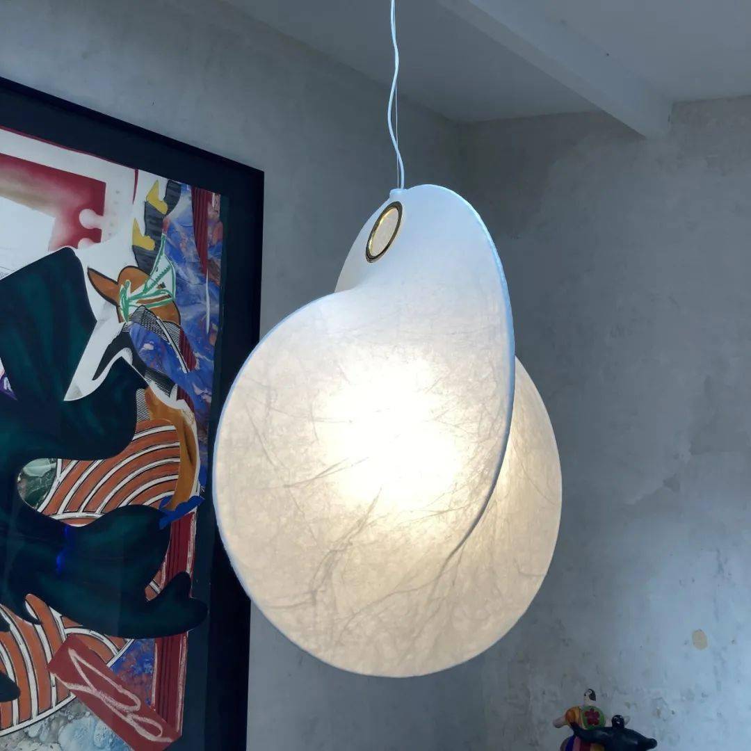 Modern Cocoon Pendant Light - Handwoven Rattan Hanging Lamp for Dining Room, Bedroom & Living Room | Boho Home Decor & Ceiling Lighting Fixture