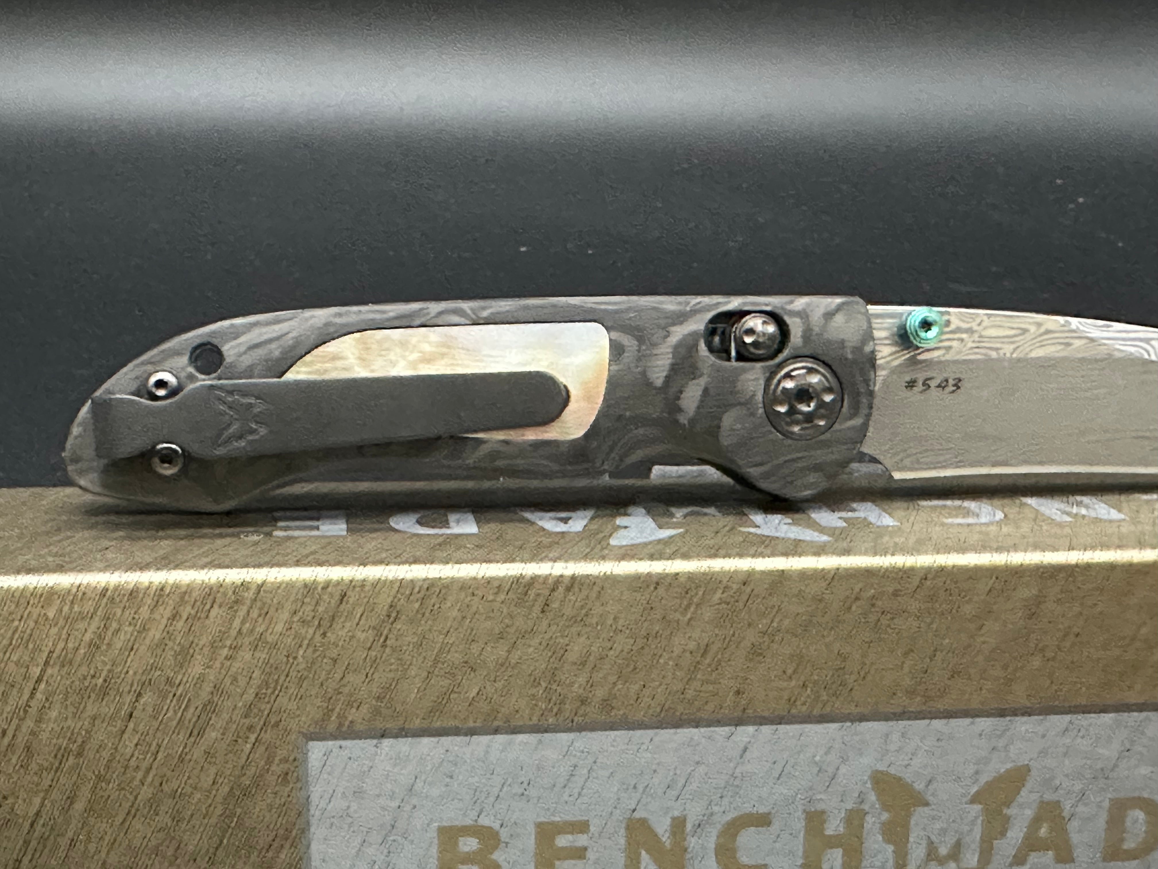 Benchmade Foray Gold Class Folding Knife - Premium EDC Pocket Knife for Outdoor, Camping, Hunting & Everyday Carry