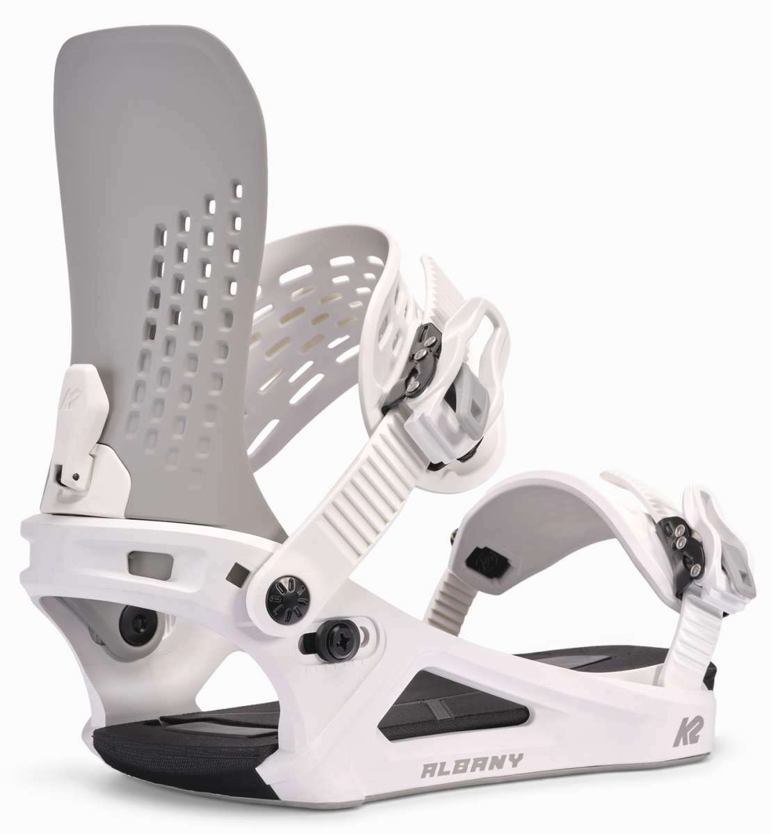 K2 Women's Albany Snowboard Bindings 2025 - Lightweight & Responsive for All-Mountain Riding - Perfect for Freestyle & Powder Snowboarding