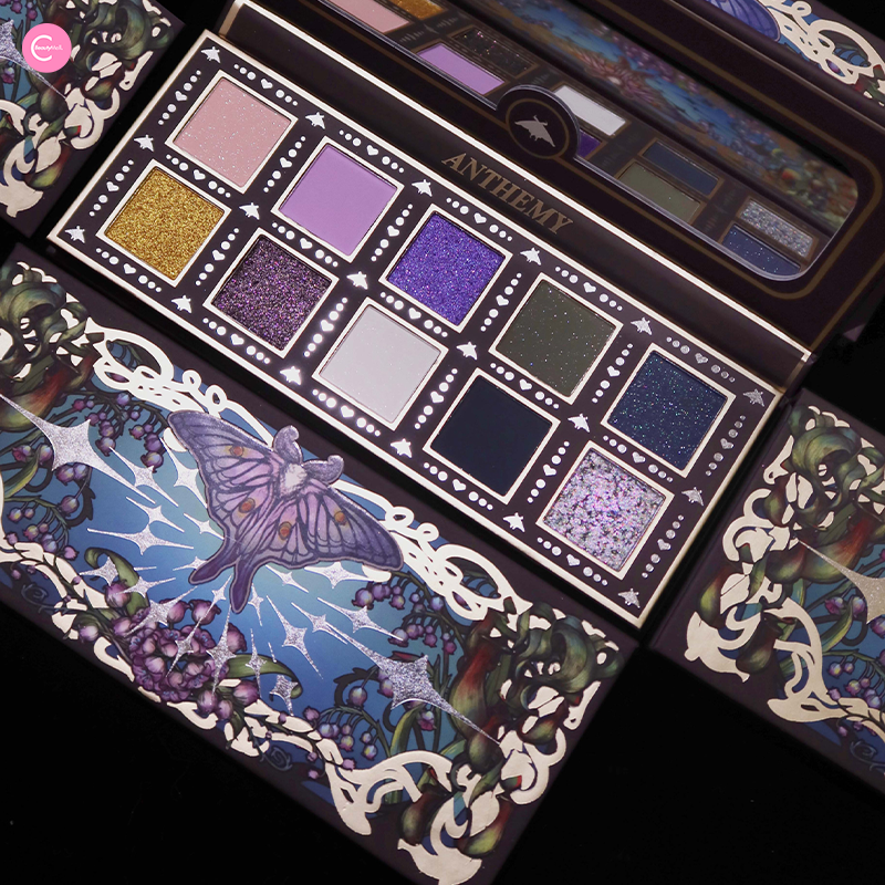 Anthemy Living Creatures Compendium All-in-One Eyeshadow Palette Collection - 48 Pigmented Shades for Day & Night Makeup Looks | Perfect for Halloween, Cosplay & Fantasy Makeup
