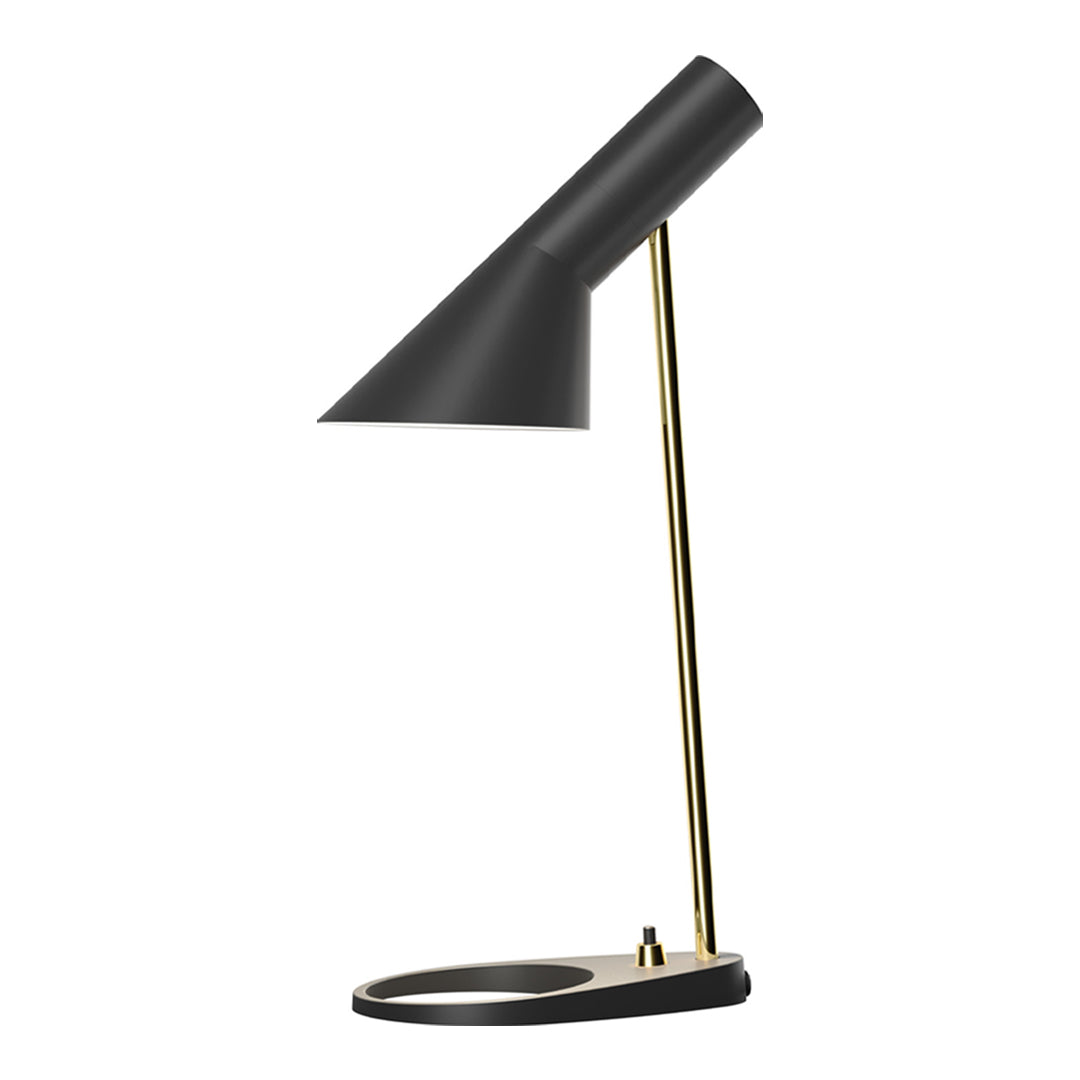 AJ Mini Table Lamp - Modern LED Nightstand Light for Bedroom, Living Room, Office - Warm White & Cool White Dimmable Desk Lamp with USB Port