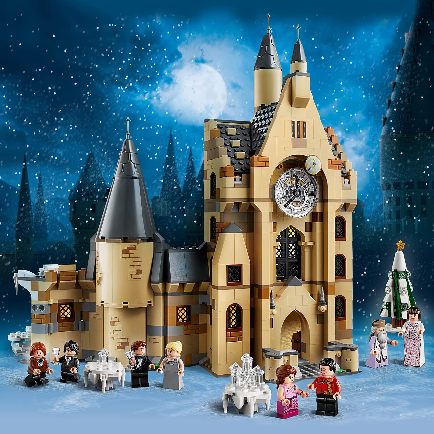 LEGO Harry Potter Hogwarts Clock Tower Building Set 75948 - Compatible with Great Hall & Whomping Willow Castle - Collectible Toy Gift for Kids & Adults - Perfect for Harry Potter Fans, Birthday Gifts & Home Decor
