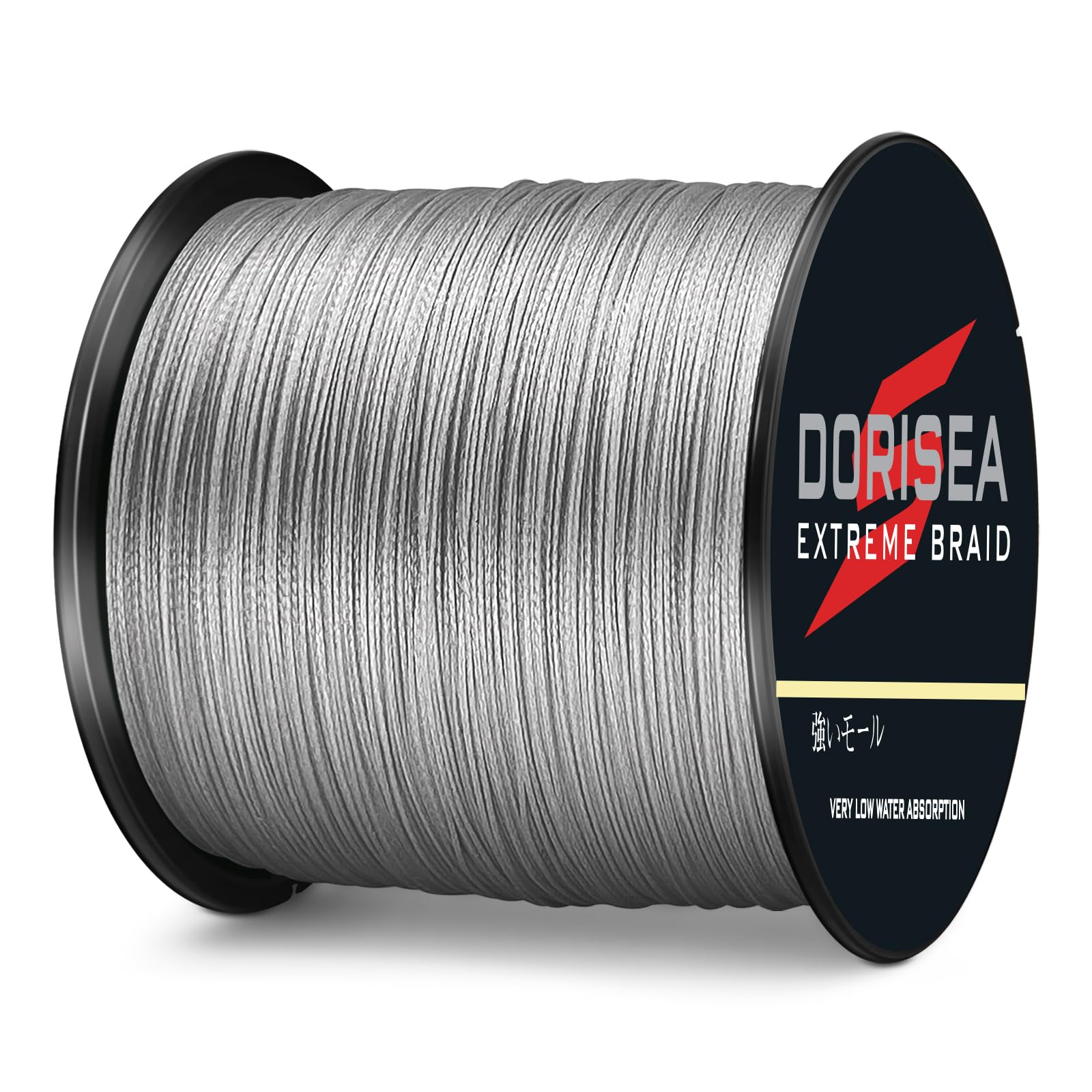 Extreme Braid 100% PE Grey Braided Fishing Line 109-2187 Yards (6-550LB Test) - Abrasion Resistant Superline for Saltwater & Freshwater Fishing - Perfect for Deep Sea, Bass, and Tournament Angling